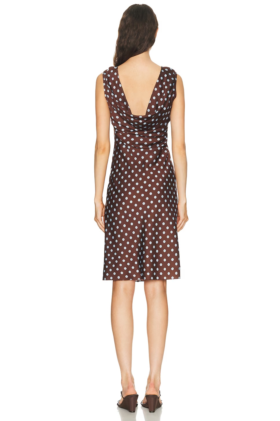 Leo Dress Chocolate Polka Dot
