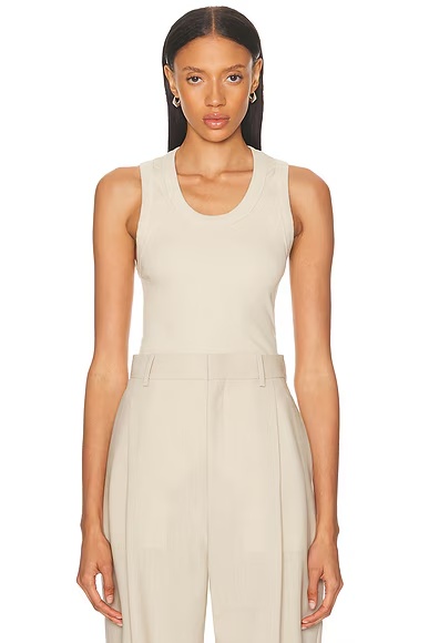 Scoop Neck Tank Sand