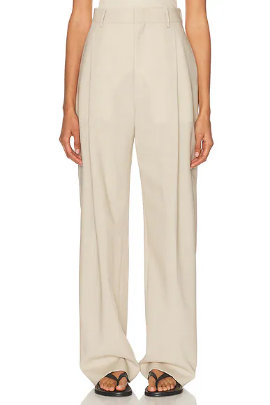 Mid Rise Trouser Sand
