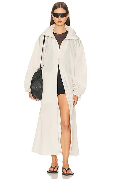 Translucent Raincoat Sand