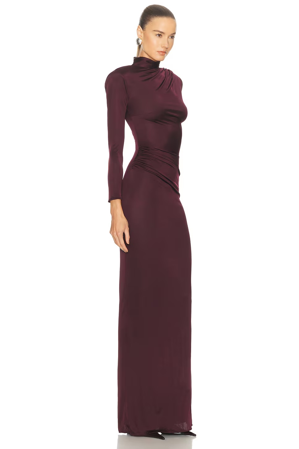 Magna Long Trained Jersey Dress Divinite