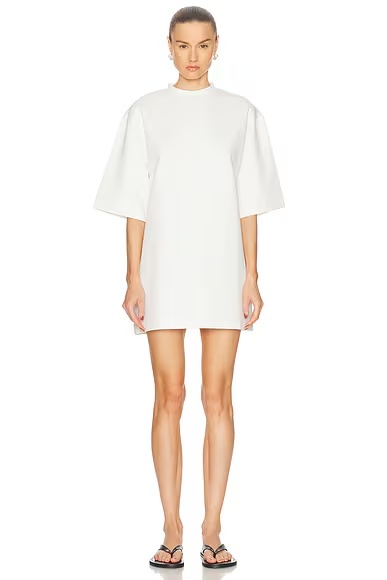 Mini T-Shirt Dress Off White