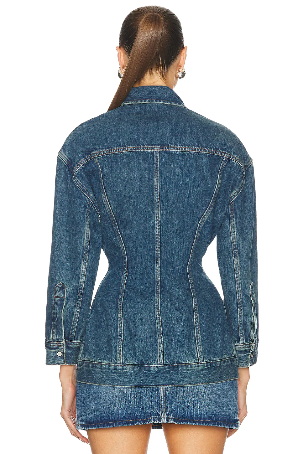 Denim Contour Jacket Indigo