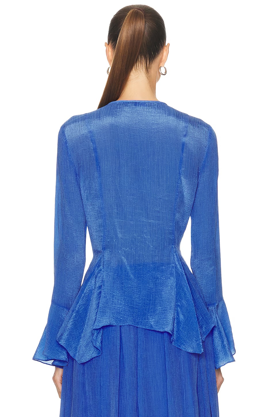 Button Front Shirt Indigo Sky