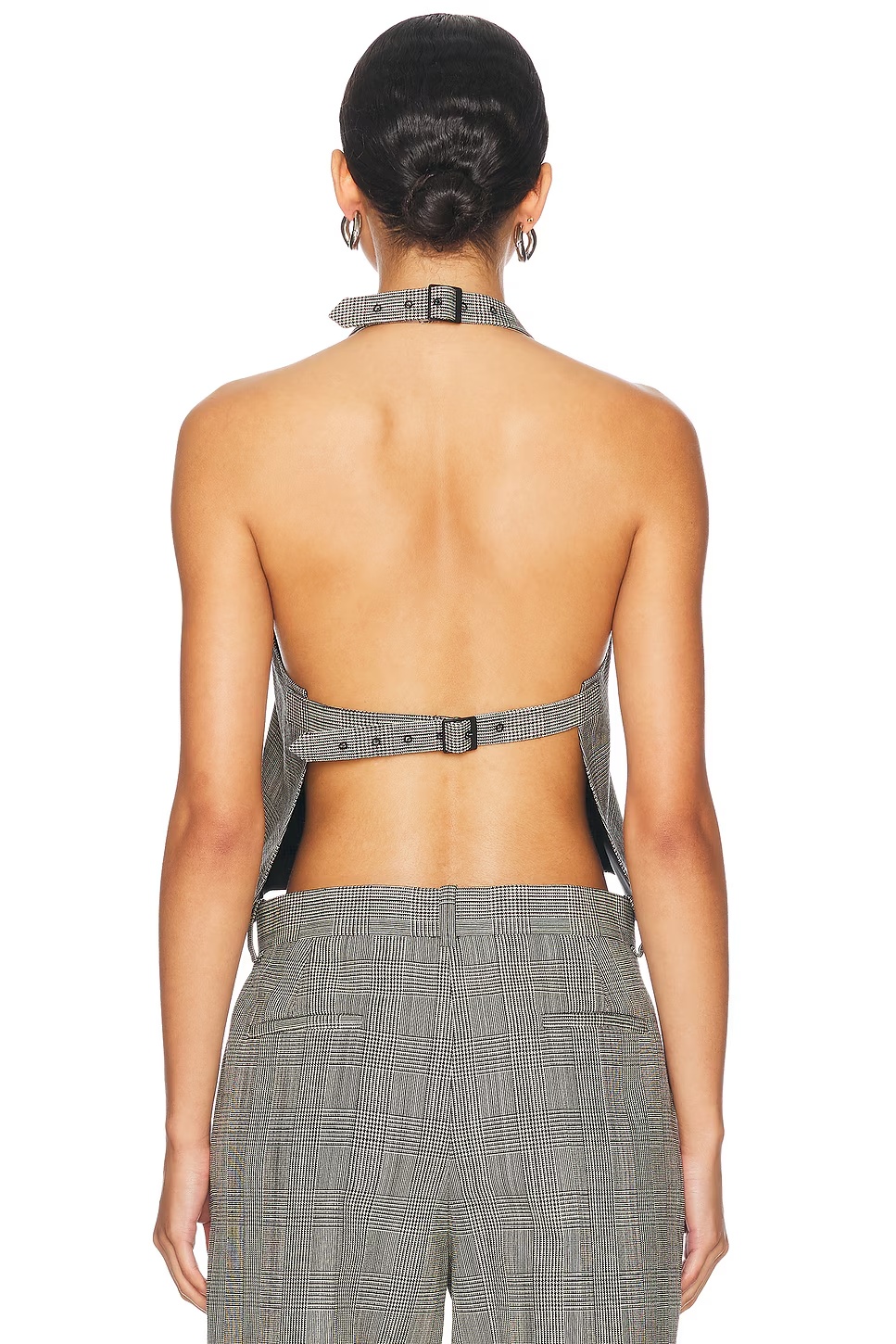 Backless Halter Top Prince Of Wales
