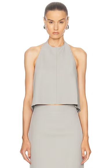 Backless Halter Top Cement