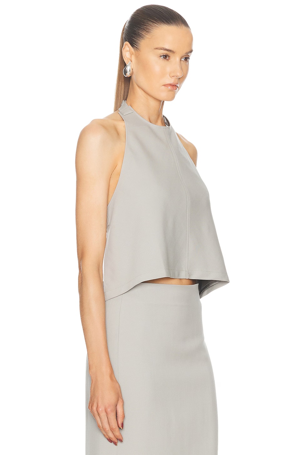 Backless Halter Top Cement