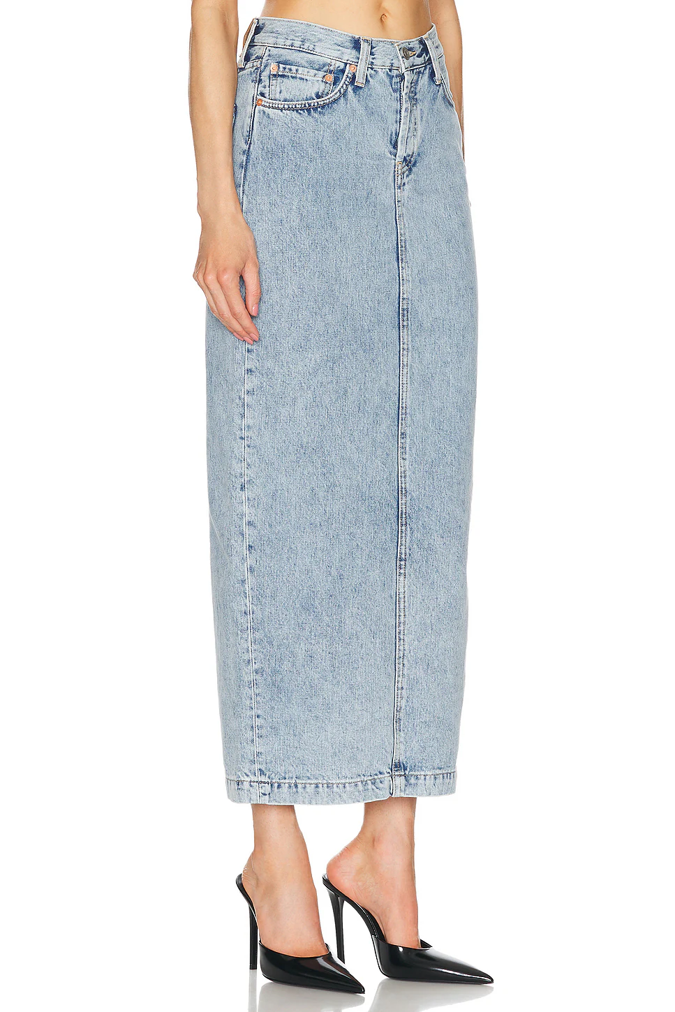 Column Skirt Blue