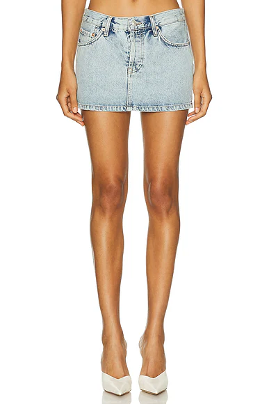 Micro Mini Skirt Blue