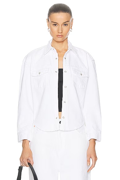Denim Jacket White