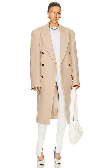 x Hailey Bieber HB Coat Beige