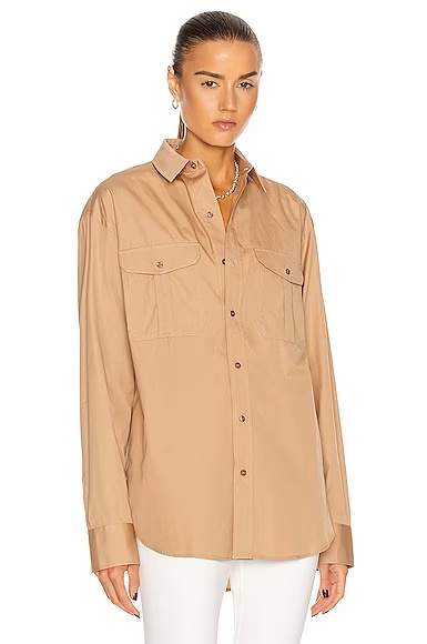 Oversize Shirt Camel
