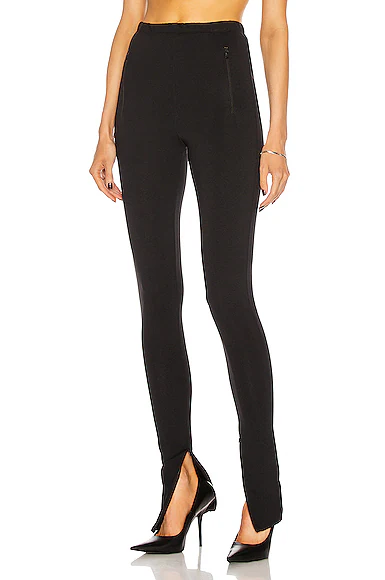 Side Zip Legging Black
