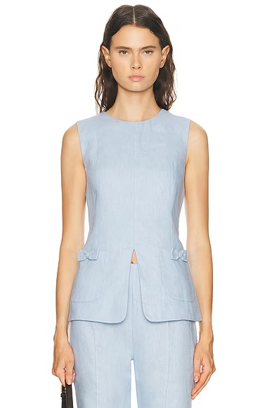 Harper Vest Blue