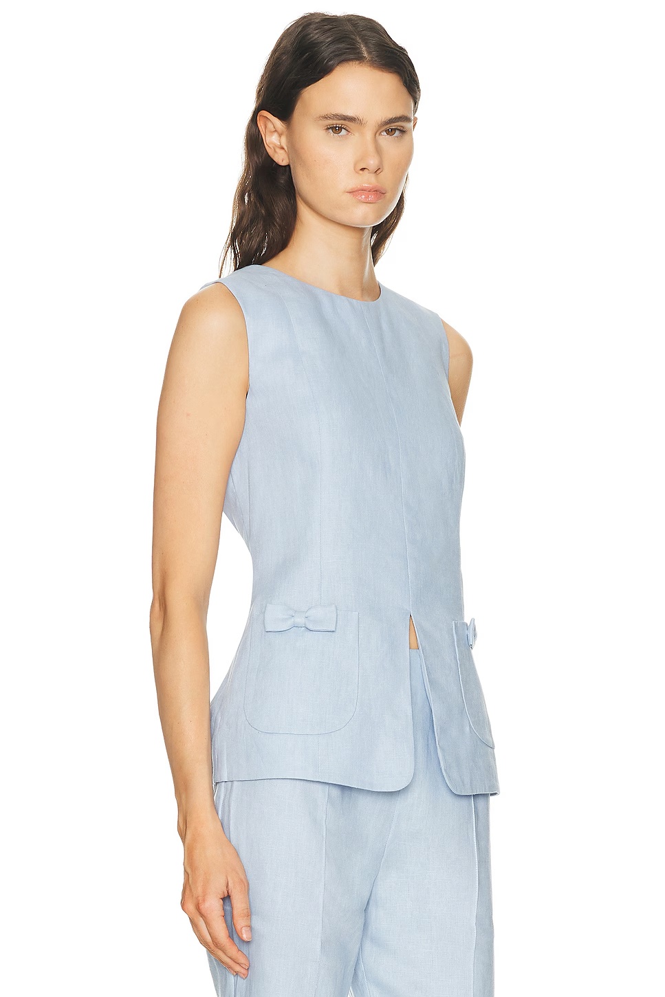 Harper Vest Blue