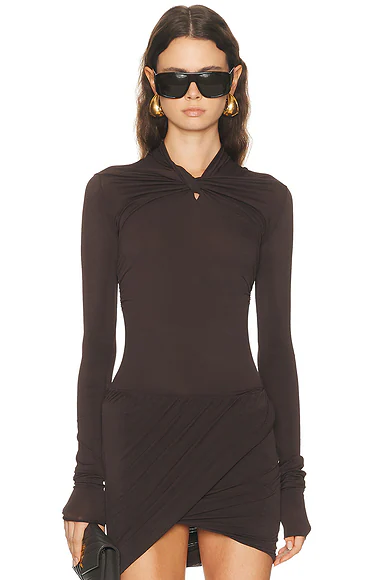 Kairo Long Sleeve Top Raisin