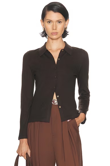Ella Shirt Burnt Cocoa