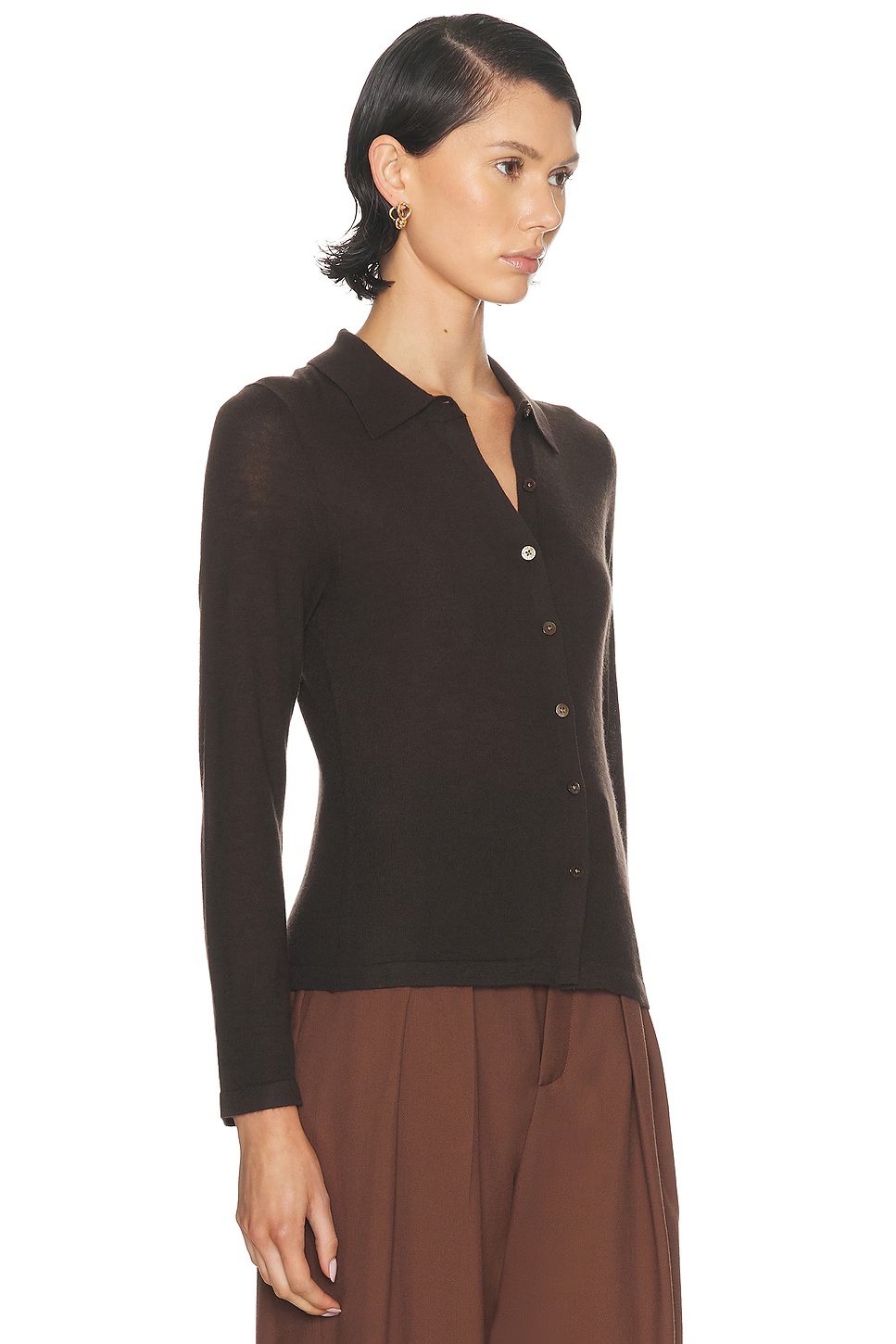 Ella Shirt Burnt Cocoa