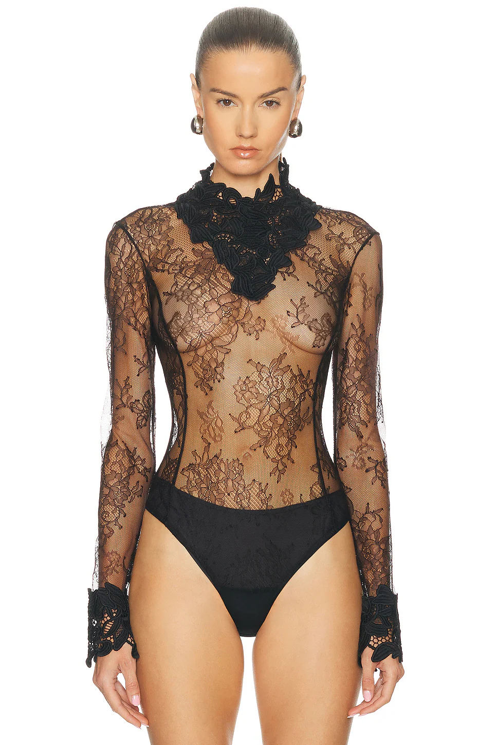 Lace Top Black