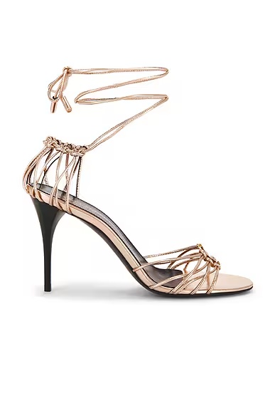 Babylone Sandal Metal Soft Rose