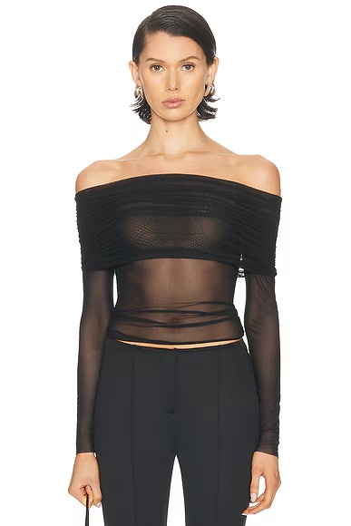 Rosa Top Black