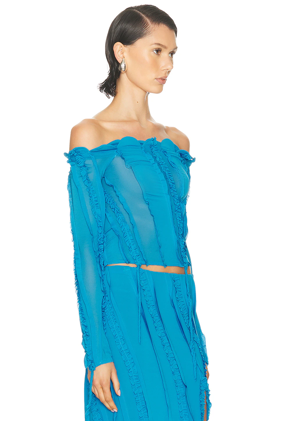Long Sleeve Top Brilliant Blue