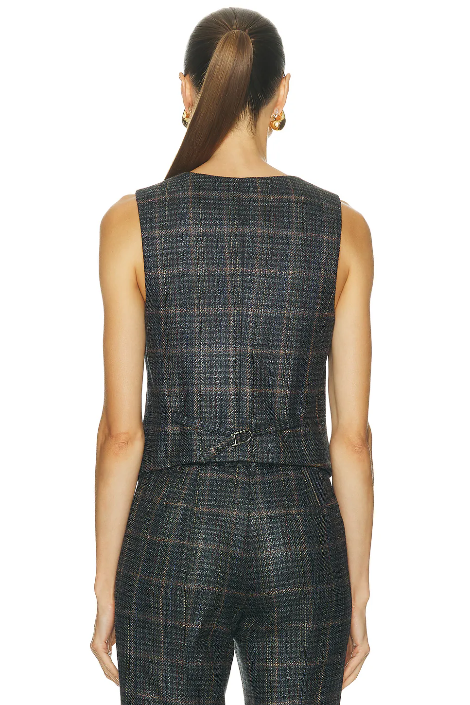 Coleridge Vest Charcoal Multi
