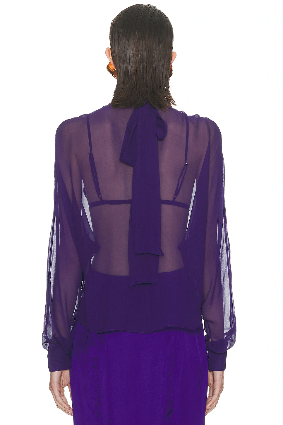 Turtleneck Blouse Indigo