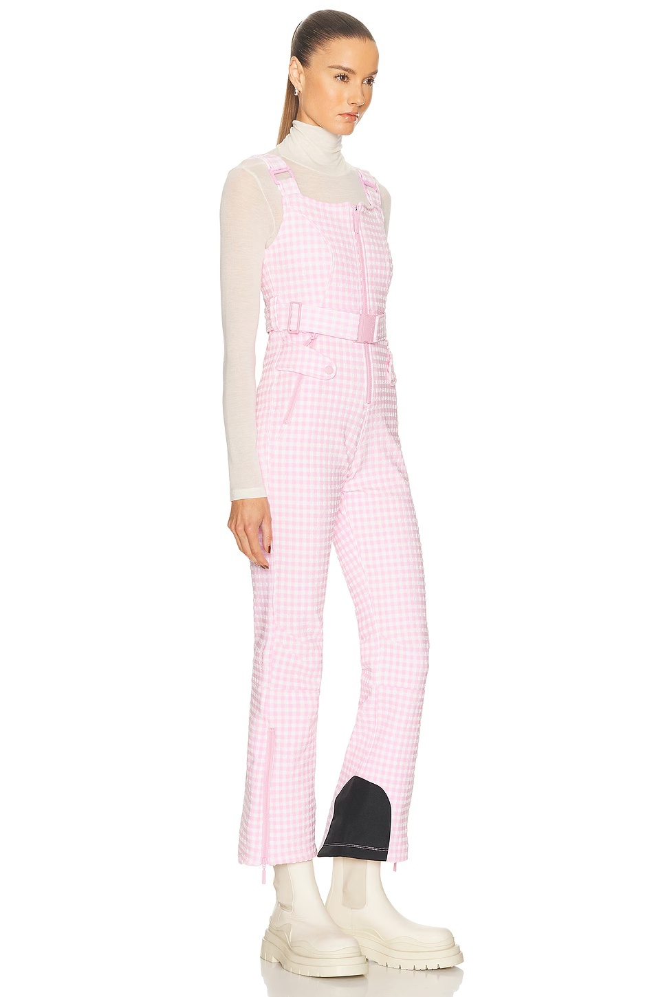 Fernie Ski Bib Peony Gingham