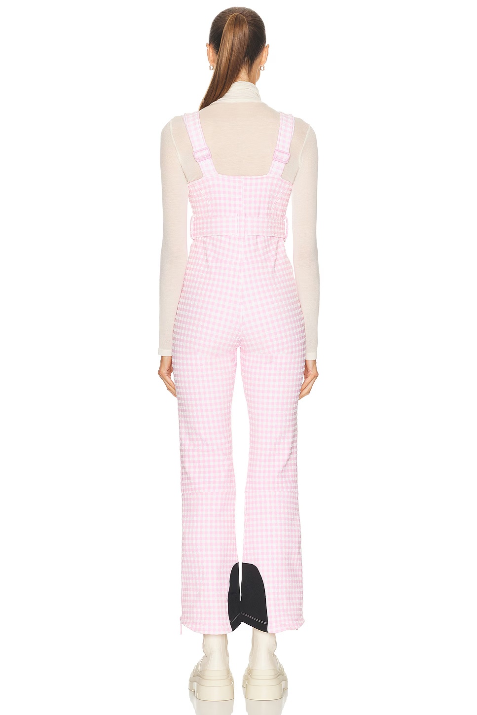 Fernie Ski Bib Peony Gingham