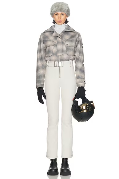 Telluride Ski Suit Plaid Smoke & Stone