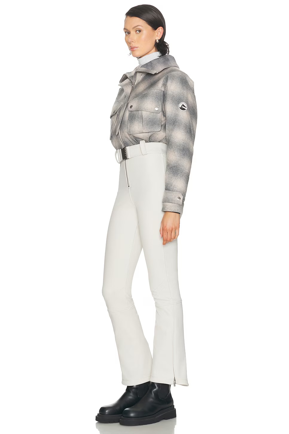 Telluride Ski Suit Plaid Smoke & Stone