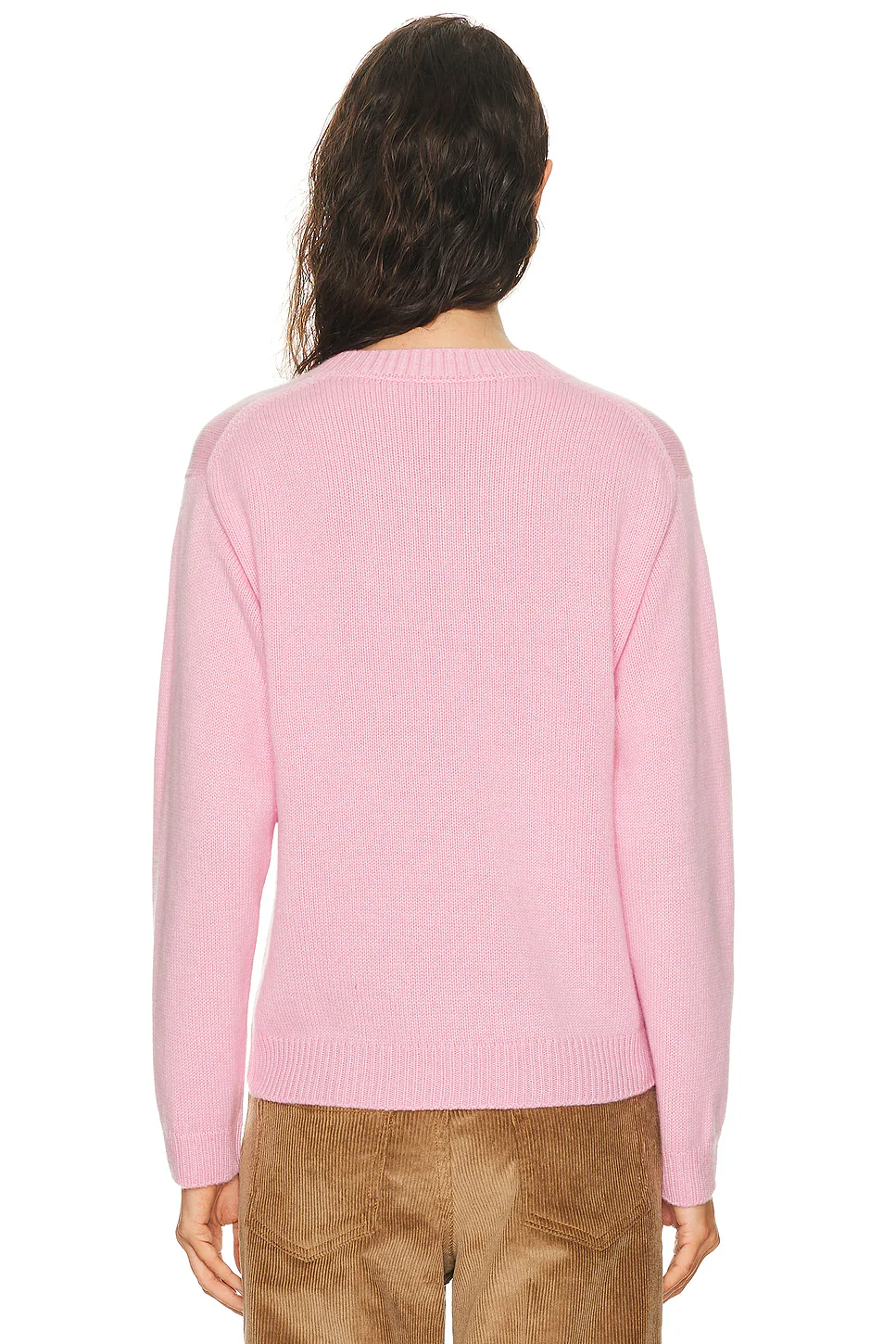 Nevia Cashmere V-Neck Sweater Light Pink
