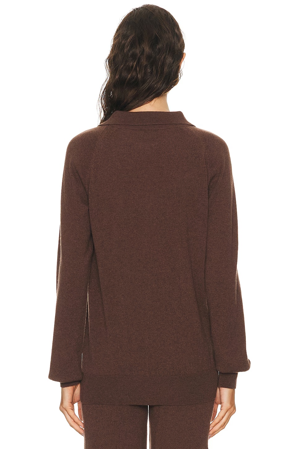 Heritage Travel Polo Sweater Dark Brown