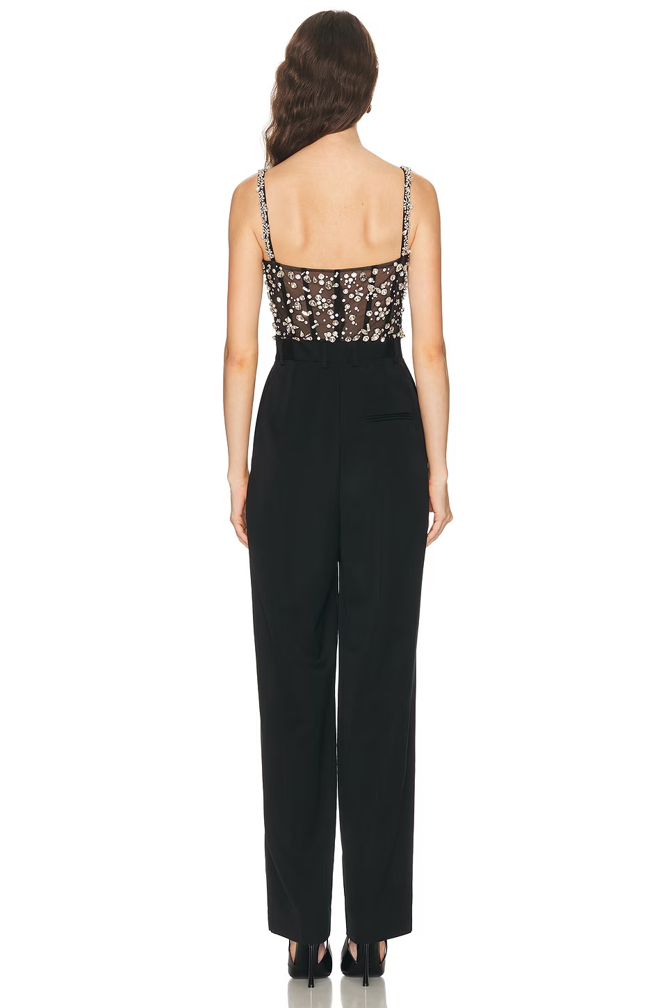 Bustier Jumpsuit Black