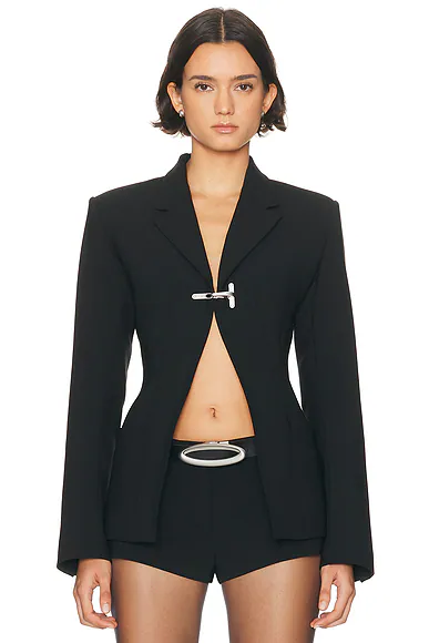 Lock Construct Blazer Black