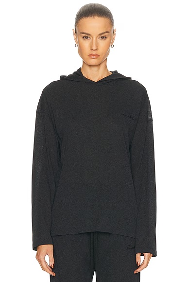 Classic Fit Hooded Tee Vintage Black
