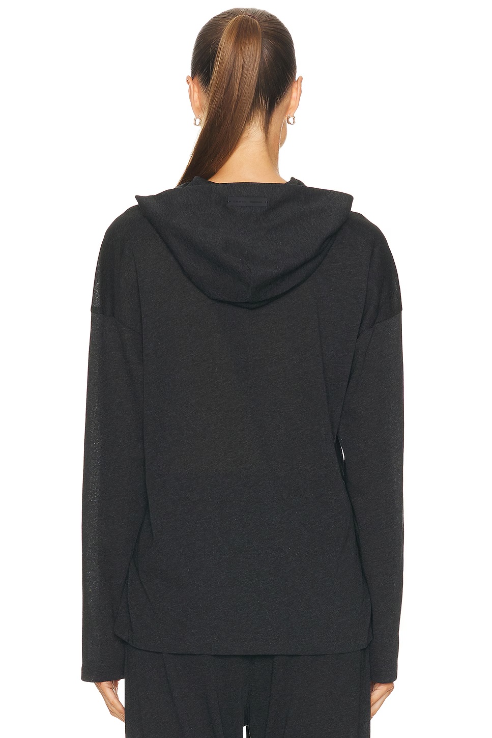 Classic Fit Hooded Tee Vintage Black