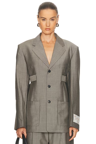 Blazer Mink Melange