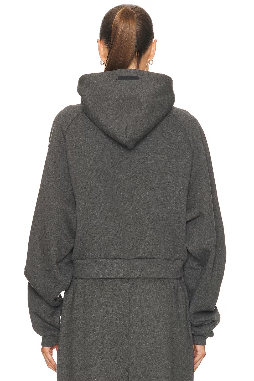90's Raglan Hoodie Charcoal Heather