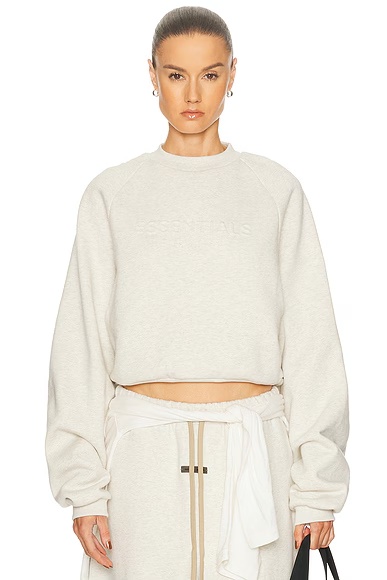 90's Raglan Sweatshirt Oatmeal Heather