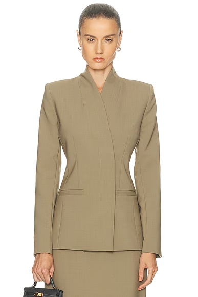 Jackie Blazer Dark Stone