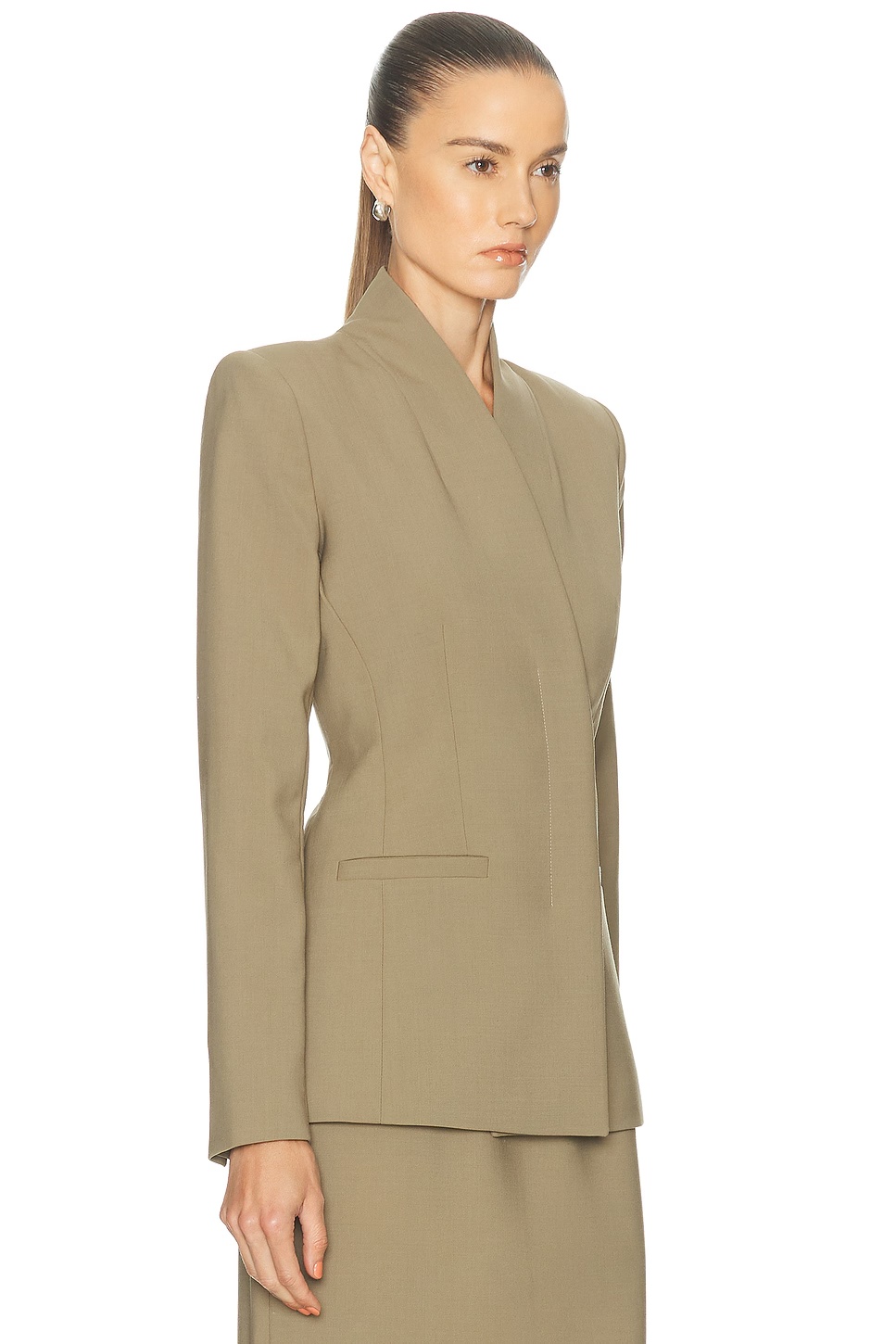 Jackie Blazer Dark Stone