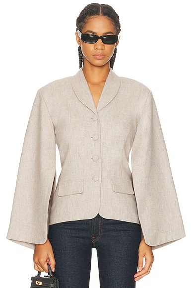 Cate Jacket Creamed Grey