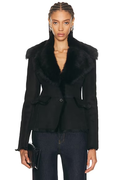 Shearling Jacket Black