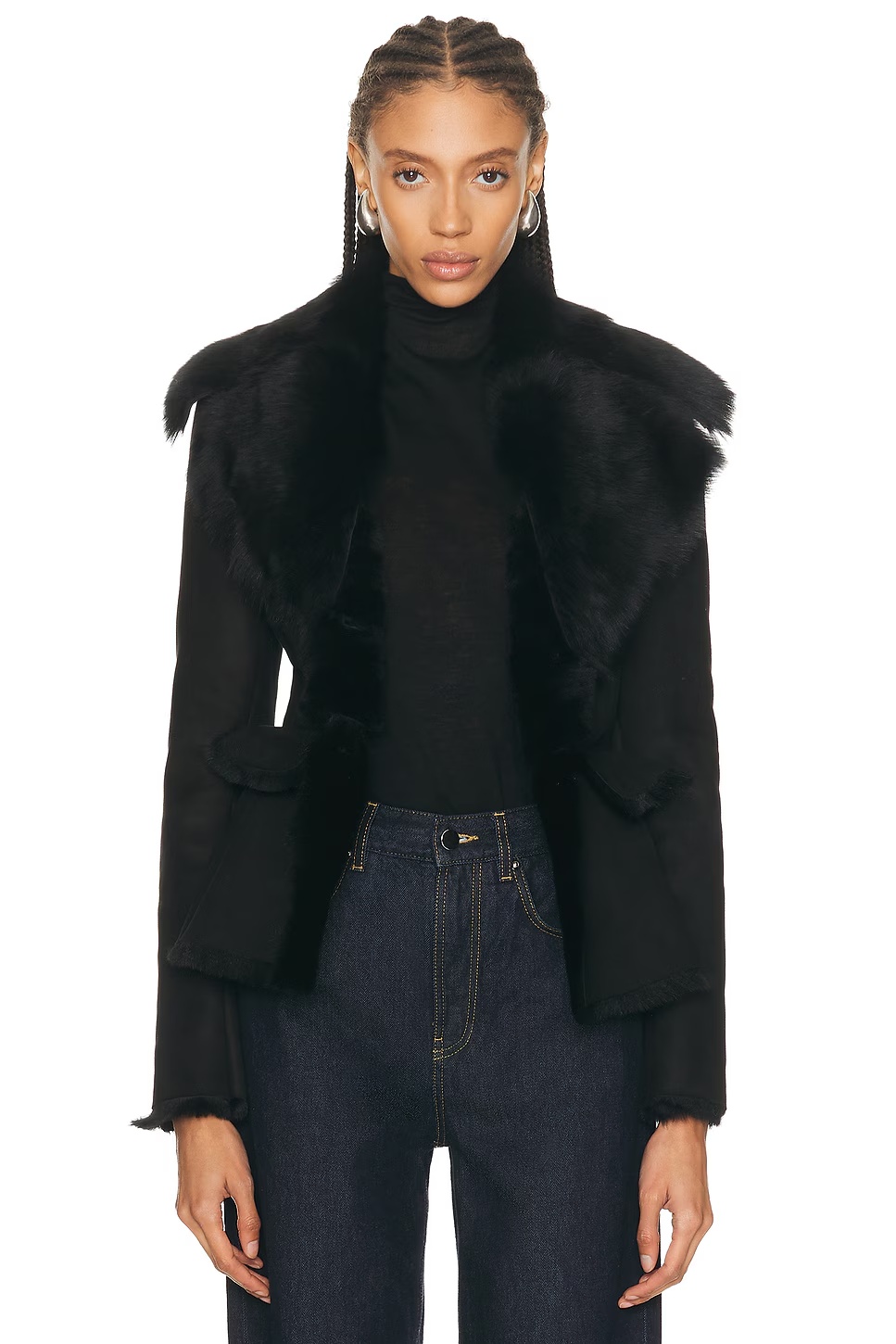 Shearling Jacket Black
