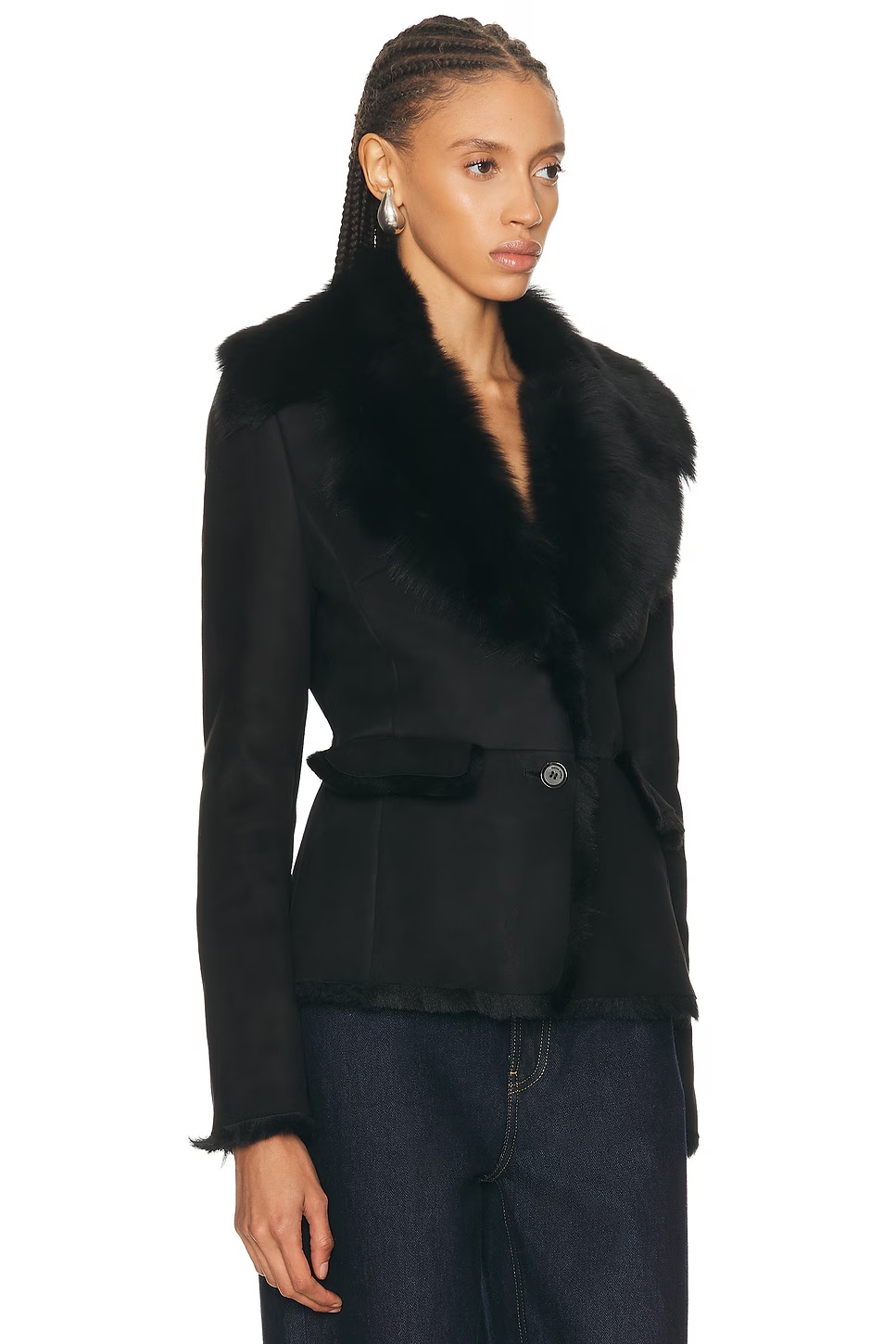 Shearling Jacket Black