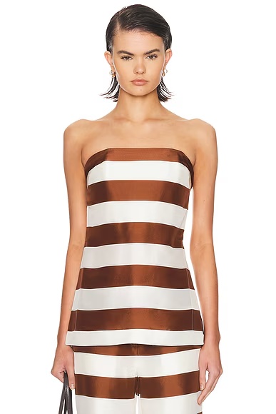 Rhett Top Large Saddle Stripe
