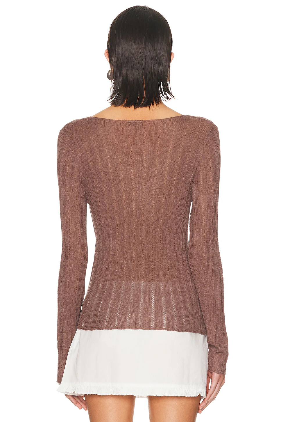 Open Work Long Sleeve Top Hazel