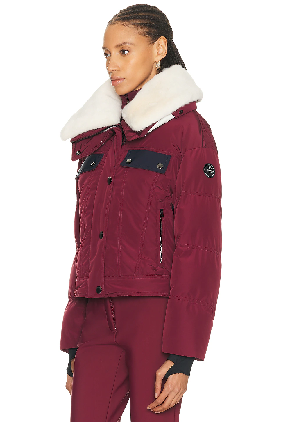 Lakki Jacket Acajou, Marin, & Neige